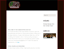 Tablet Screenshot of humidorpipeshop.com